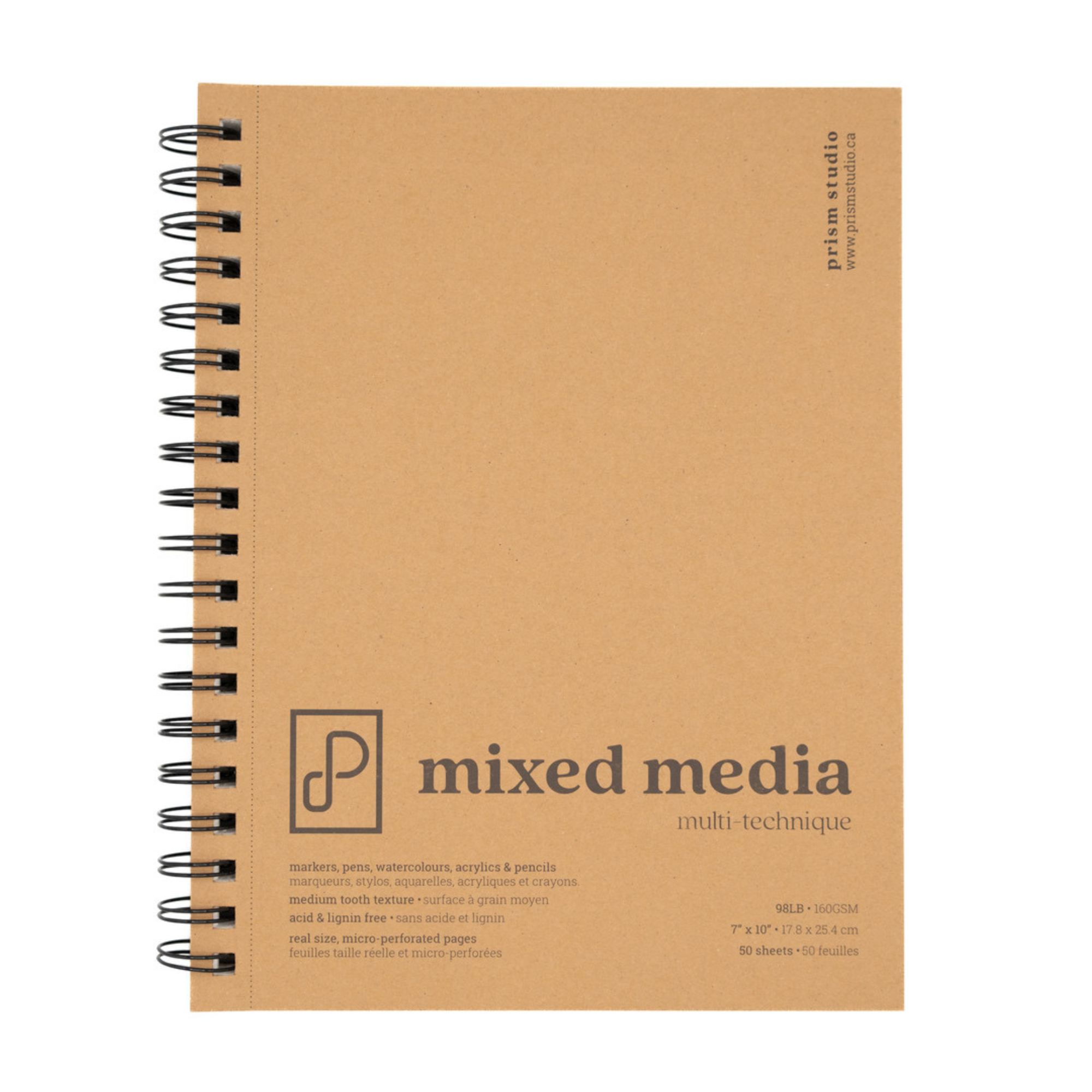 Mixed Media Pad, 7" x 10" PRS-AP-6401
