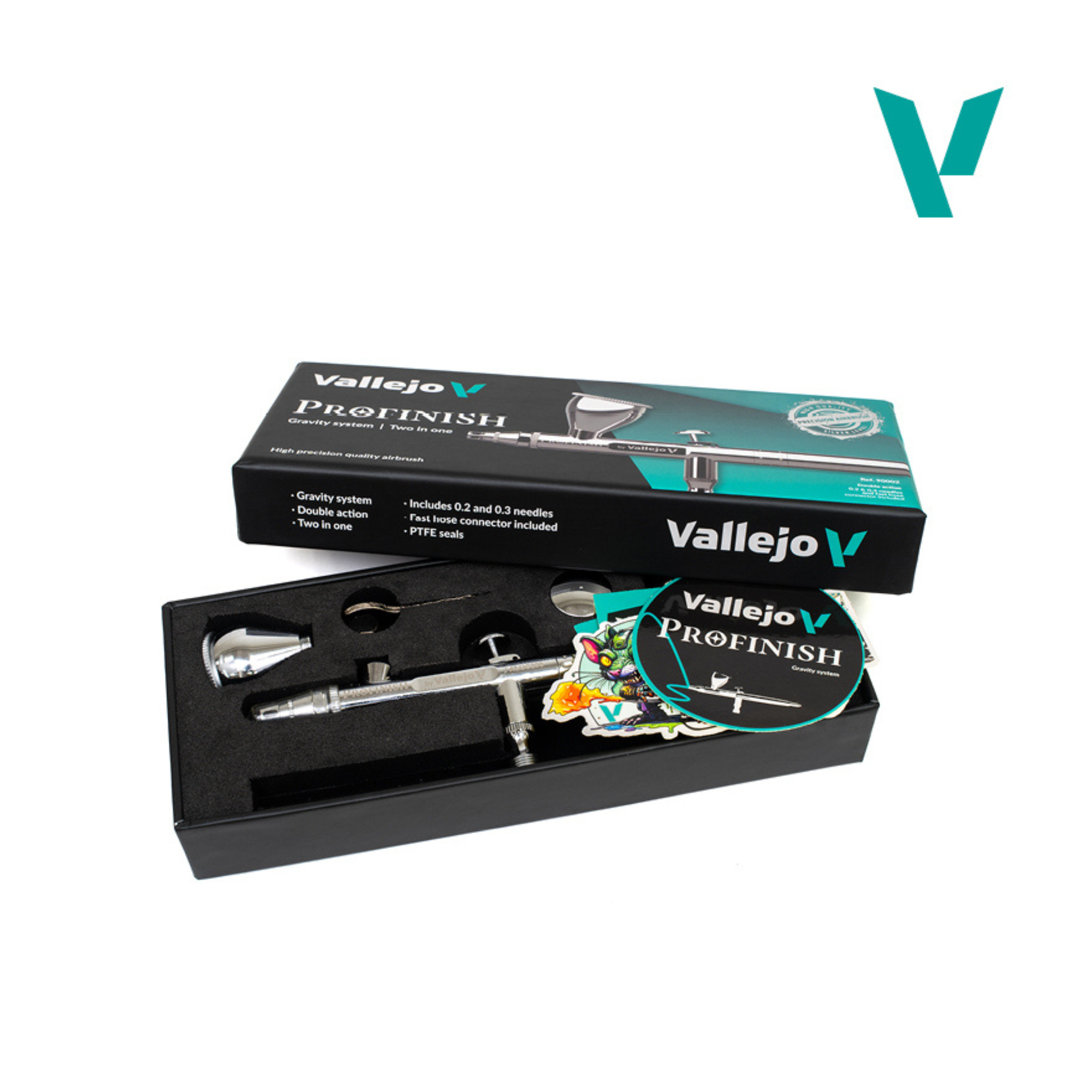 PROFINISH AIRBRUSH - GRAVITY SYSTEM 2 in 1 VAL 90002