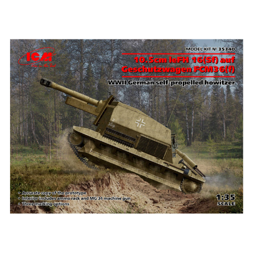 10.5cm-leFH-16(Sf)-auf-Geschutzwagen-FCM36(f)-WWII-German-self-propelled-howitzer-Military-Land-Models-ICM-35340.png