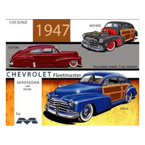 1947 Chevy Aero Sedan 1/25 MOE 2301