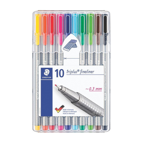 Fineliner Triplus 10pc STA 334 SB10A6