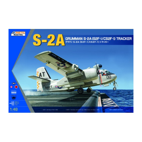 GRUMMAN S-2A TRACKER (S2F-1/CS2F-1) *CANADIAN MARKINGS* 1/48 KIN 48039