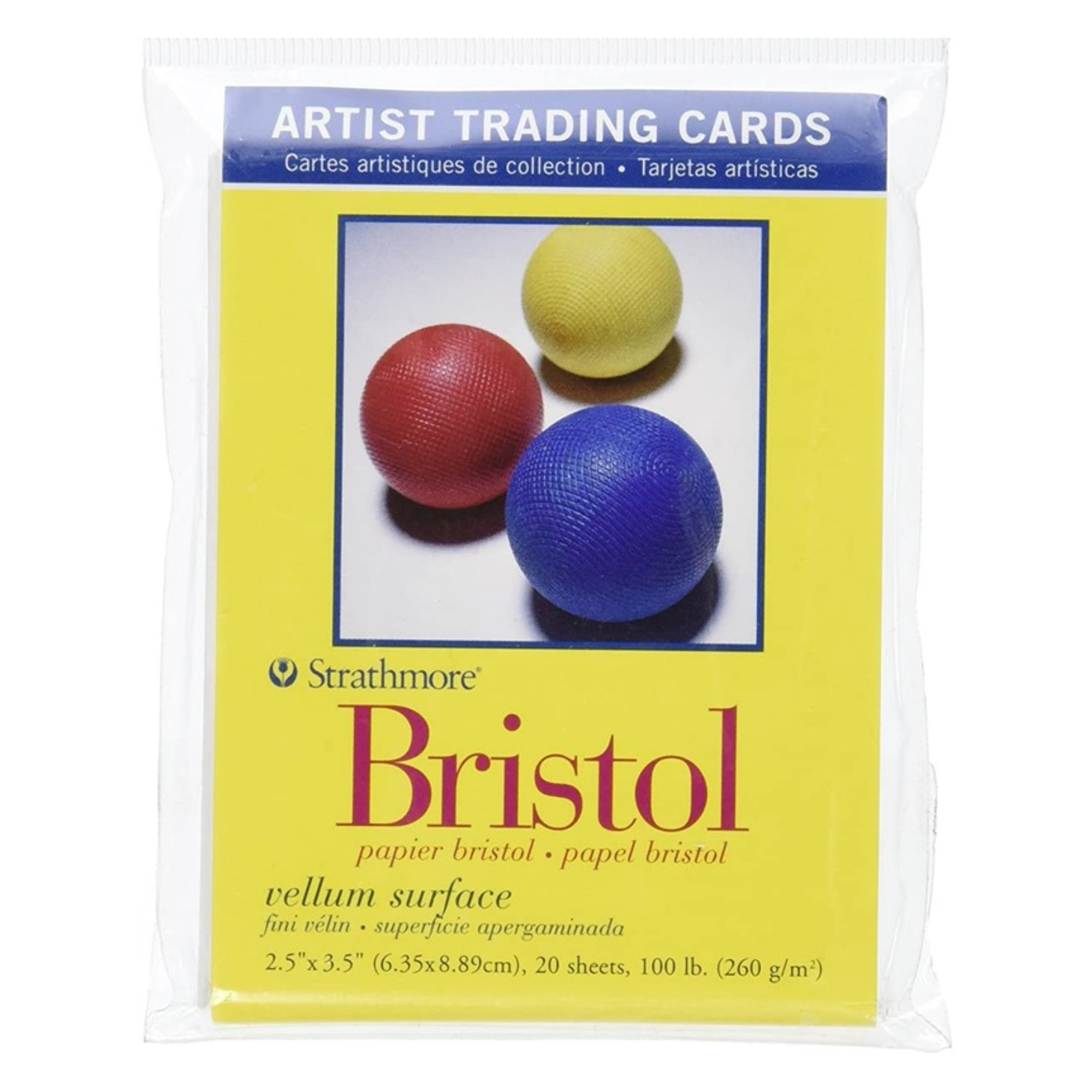 Artist Trading Cards, 2.5" x 3.5" - 300 Series Vellum Bristol STR-P105-902