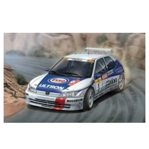 Peugeot 306 MAXI 1996 Monte Carlo Rally Vehicle 1/24 Platz PN24009