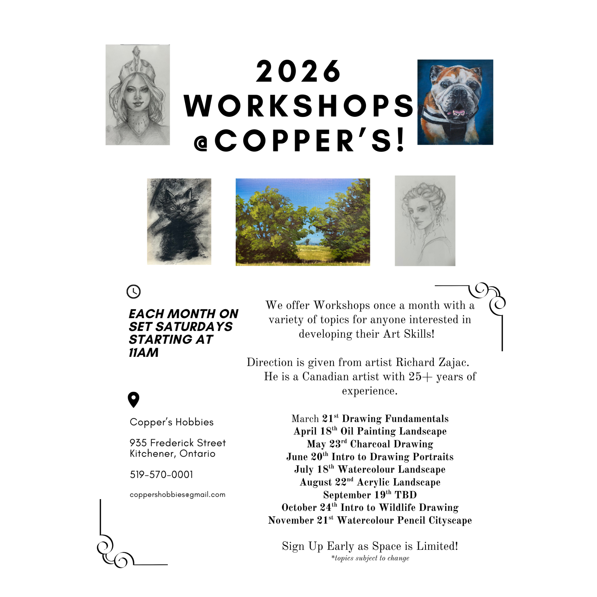Copper's 2026 Workshops