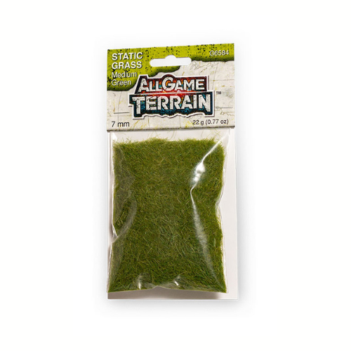 MEDIUM GREEN STATIC GRASS 7mm AGT 6584