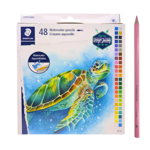 Watercolour Pencils, Triangular Barrel 48pcs STA 12781C48A6