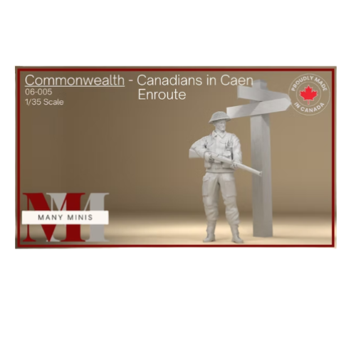 Commonwealth - Canadians in Caen En Route Many Minis 06-005