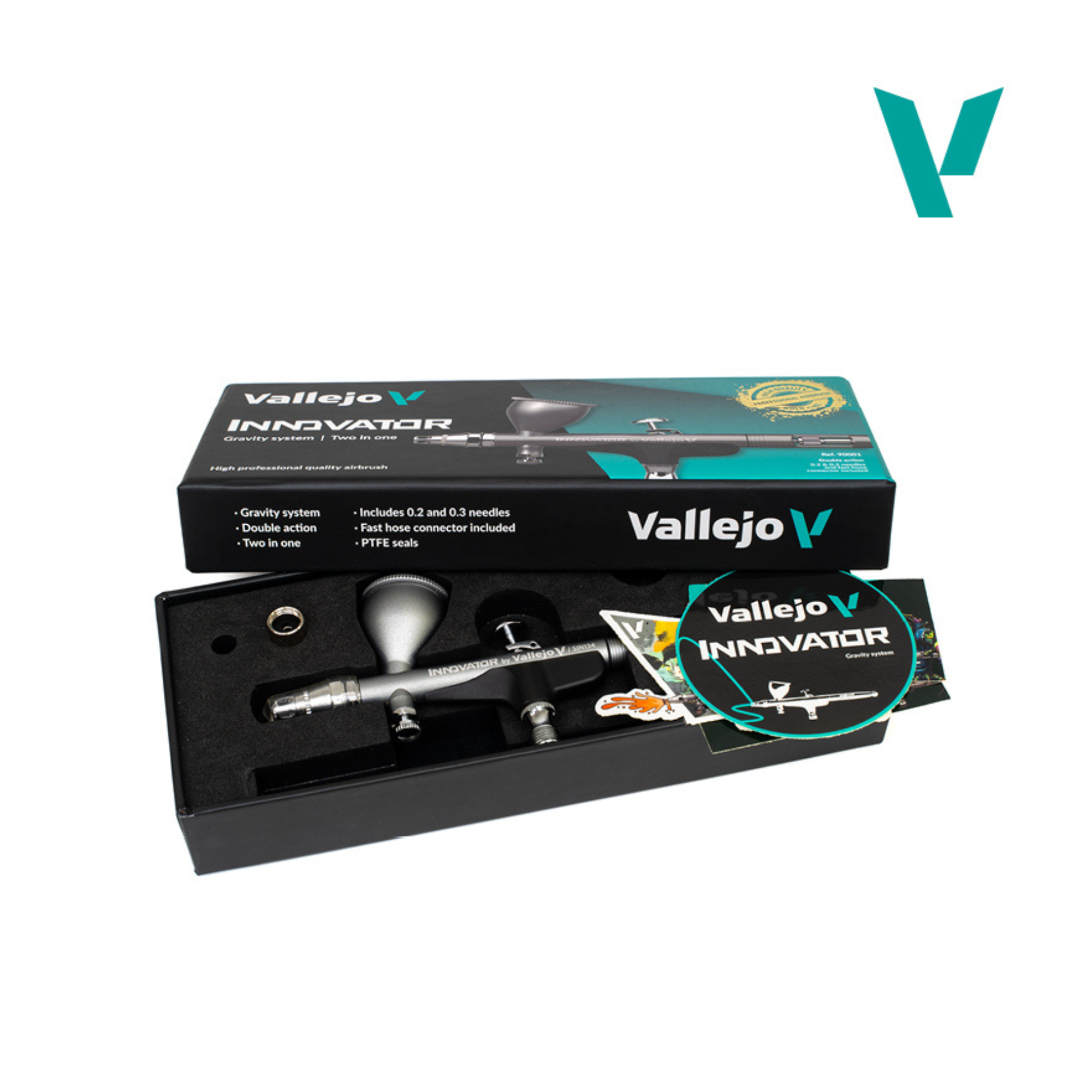 INNOVATOR AIRBRUSH - GRAVITY SYSTEM 2 in 1 VAL 90001