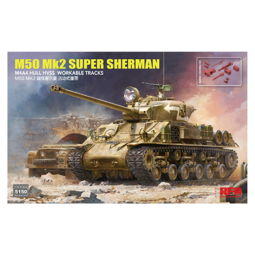 M50 Mk2 Super Sherman (M4A4 Hull HVSS) 1/35 STANDARD VERSION RFM 5150