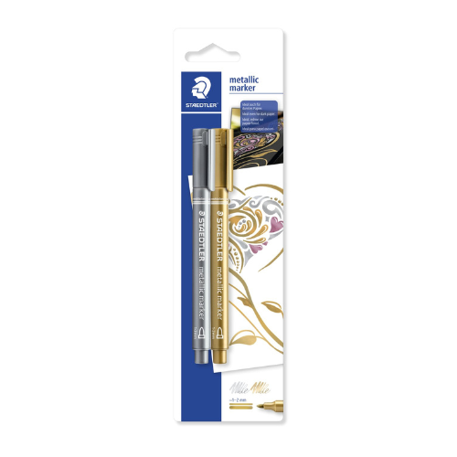 Metallic Pen 2pcs STA 8323 SBK2