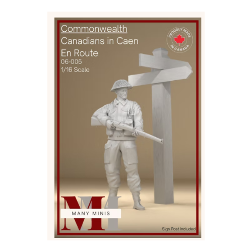 Commonwealth - Canadians in Caen En Route 1/16 Many Minis 06-005