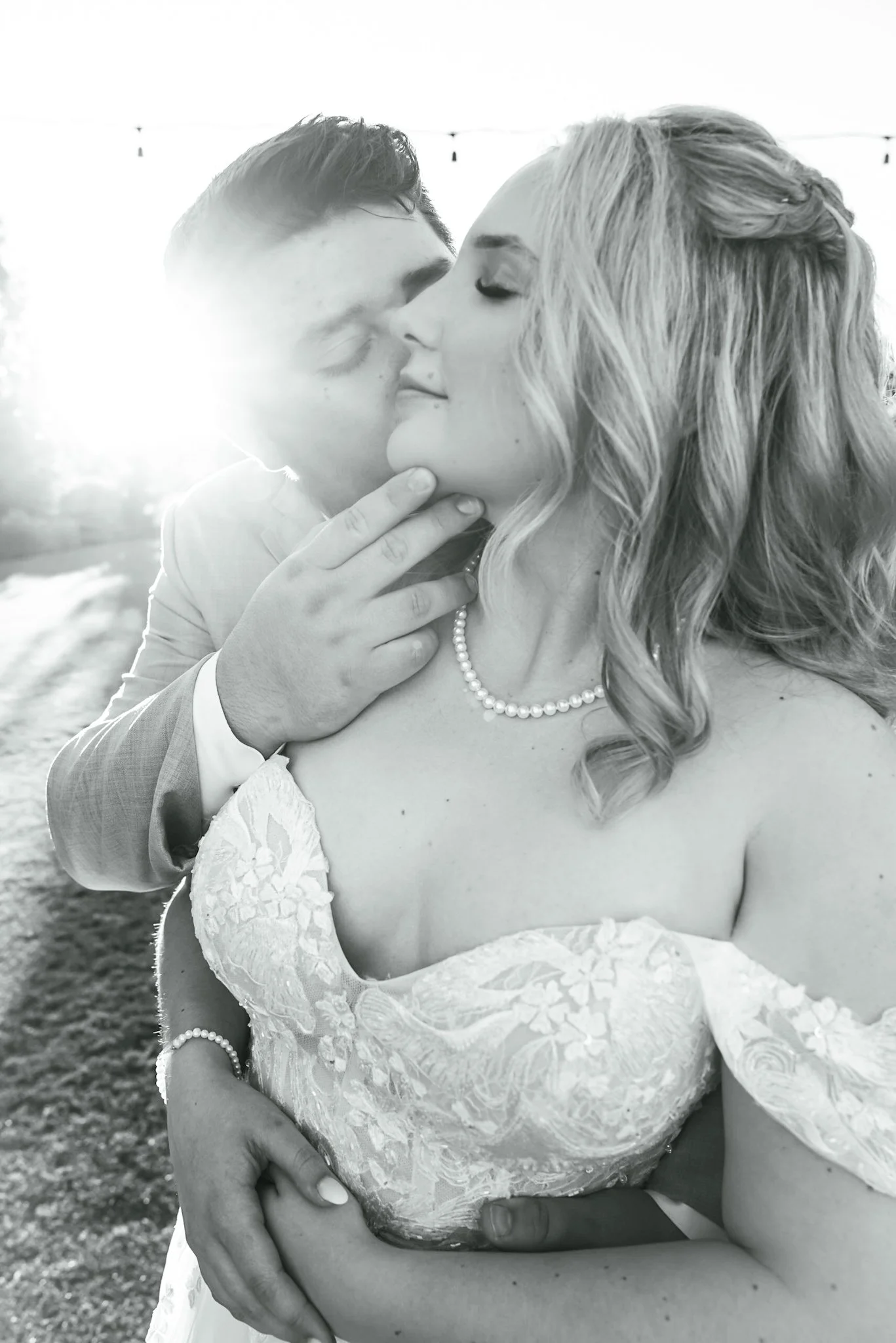 black and white couples photo