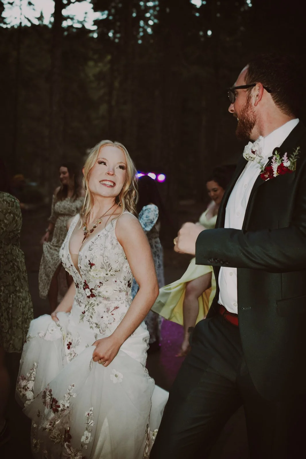 flash photography bride