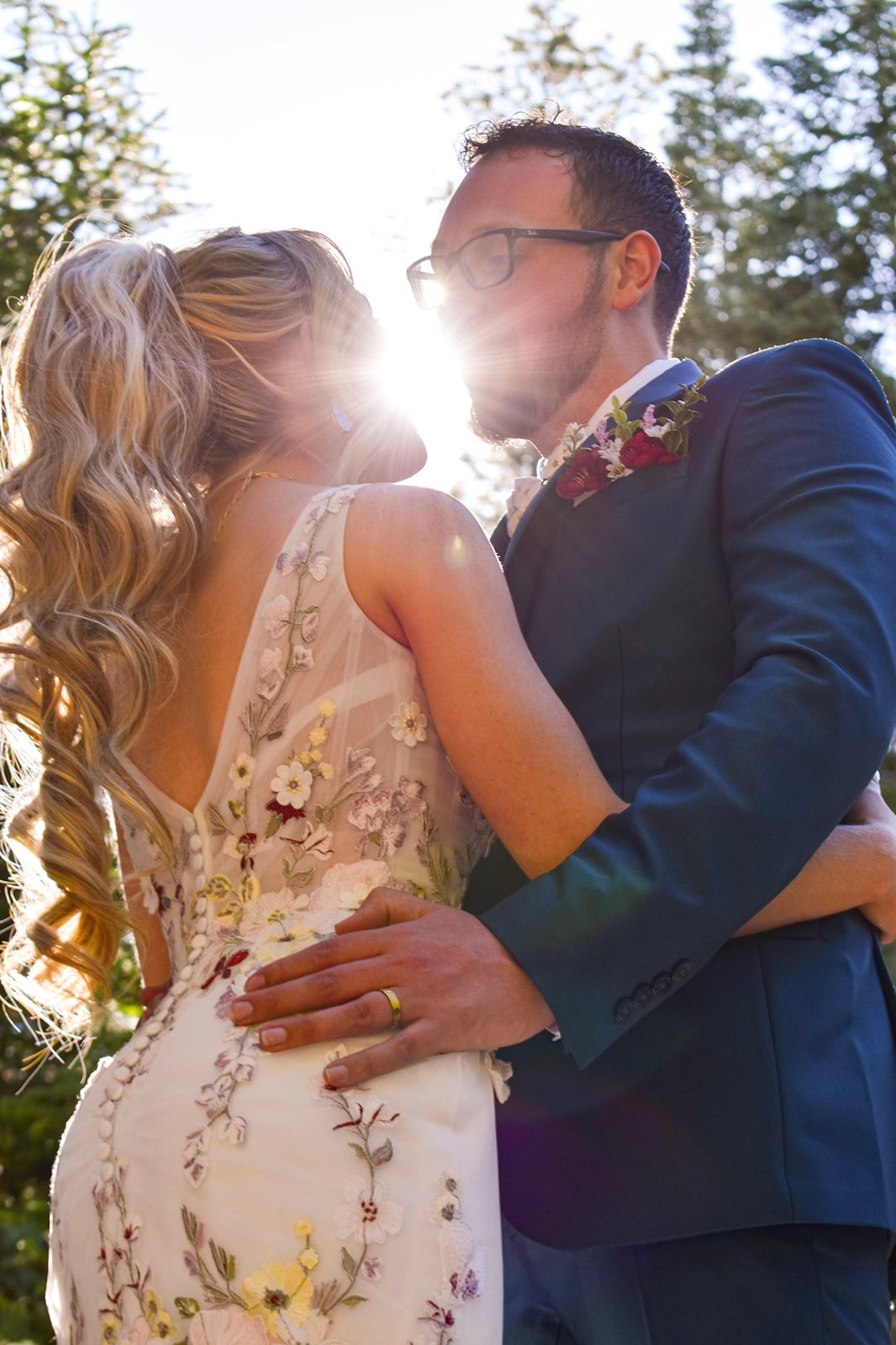floral wedding dress