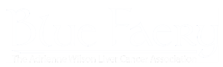 Blue Faery: The Adrienne Wilson Liver Cancer Association logo