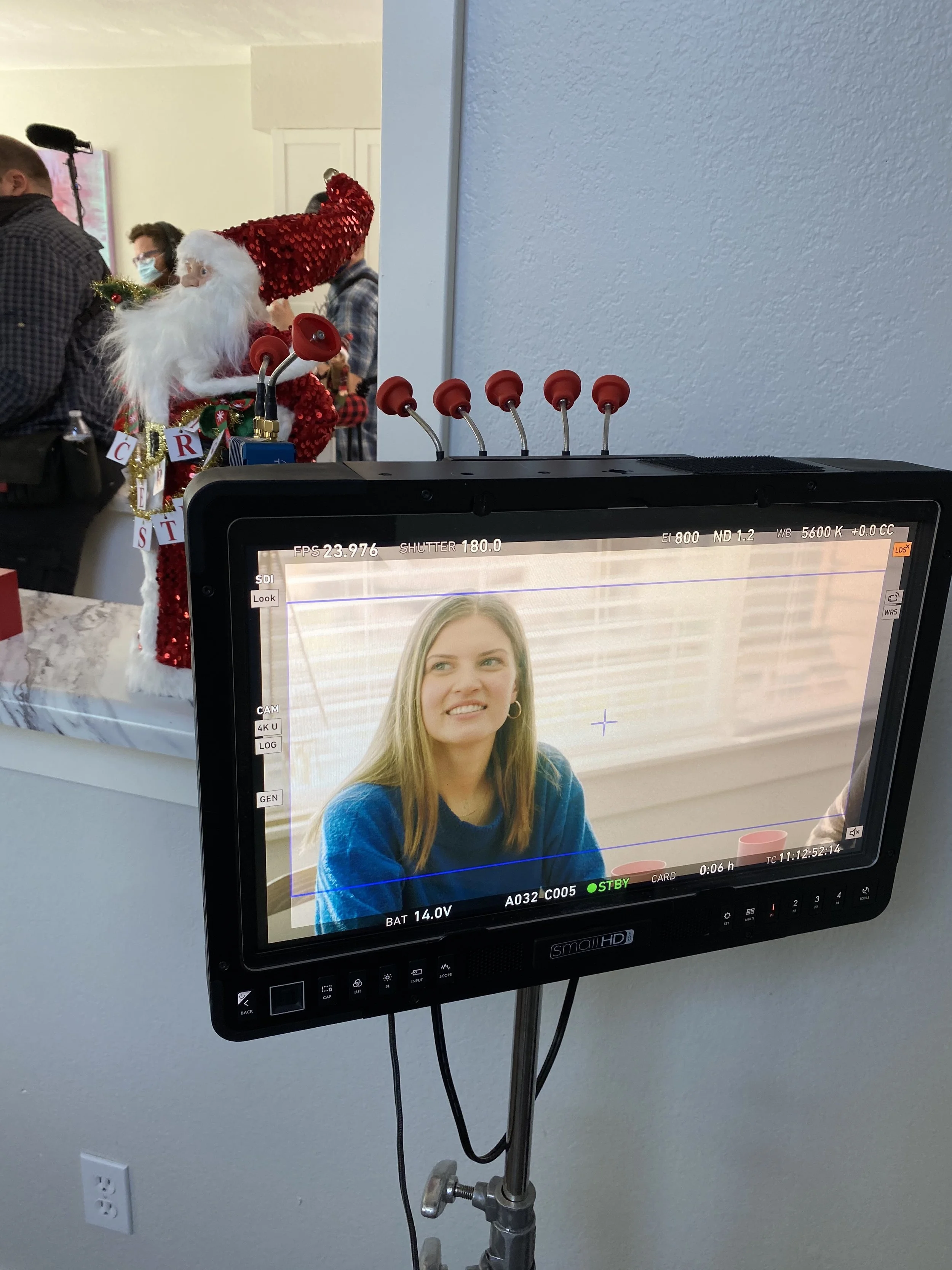 On Set of "Mission Stories"