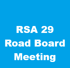 RSA 29 Road Board Meeting
