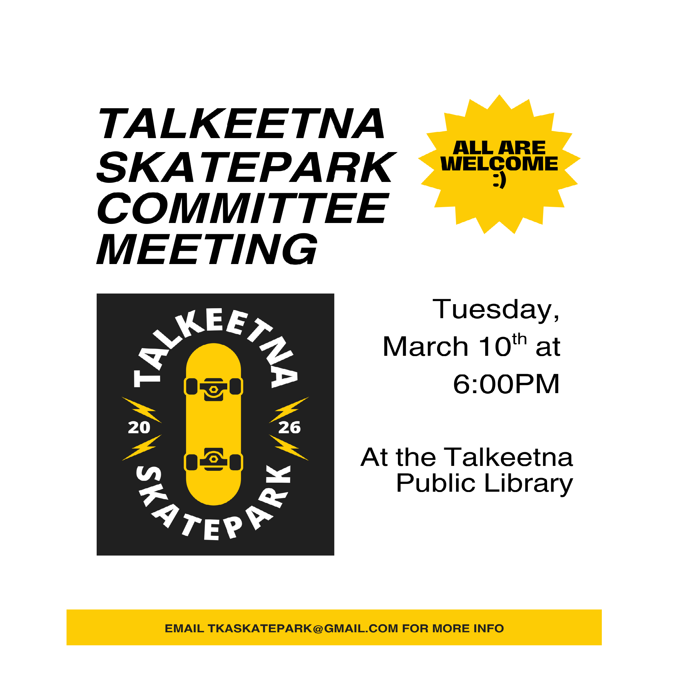 Skatepark Committee Meeting