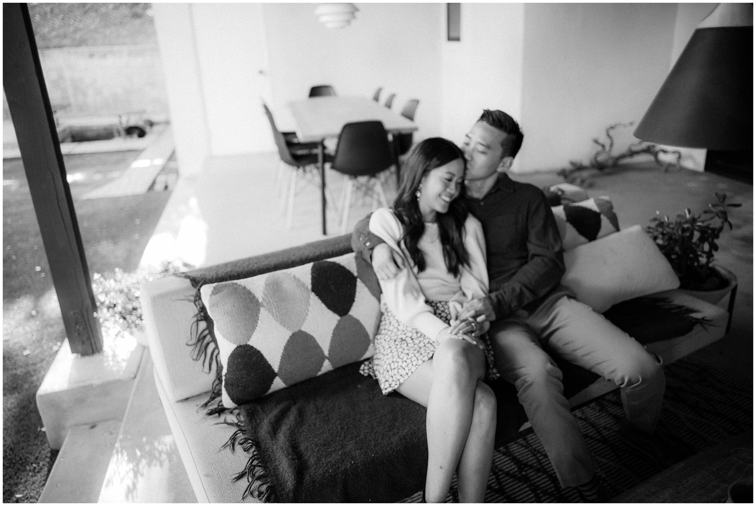 Pasadena Mid-Century Modern Home Engagement Session Jessica & Alric Stewart and Connie Photography_0003.jpg