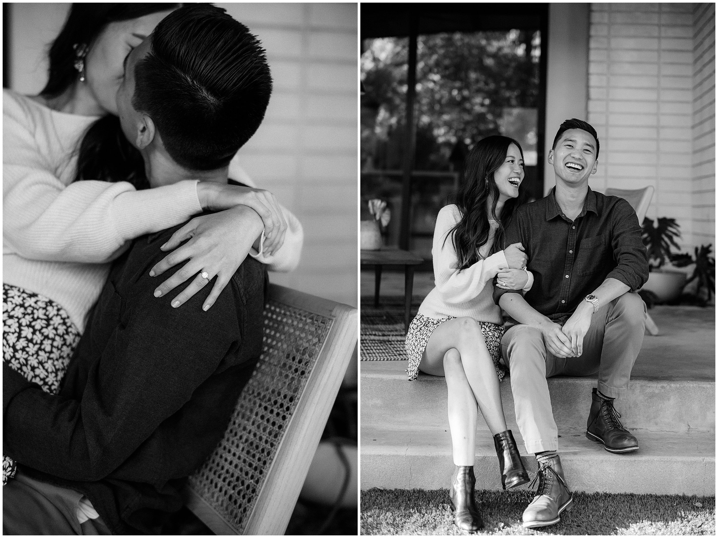 Pasadena Mid-Century Modern Home Engagement Session Jessica & Alric Stewart and Connie Photography_0006.jpg