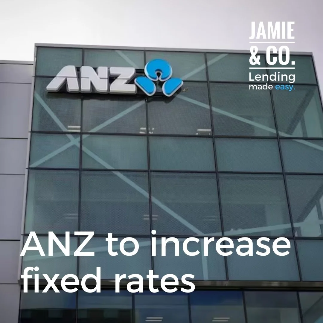 🚨 ANZ is increasing its fixed home loan rates from Thursday 6 August.

If your fixed rate is coming up for renewal, or you&rsquo;ve been thinking about purchasing or refinancing, now is the time to act.

If you&rsquo;re not sure whether to lock in n