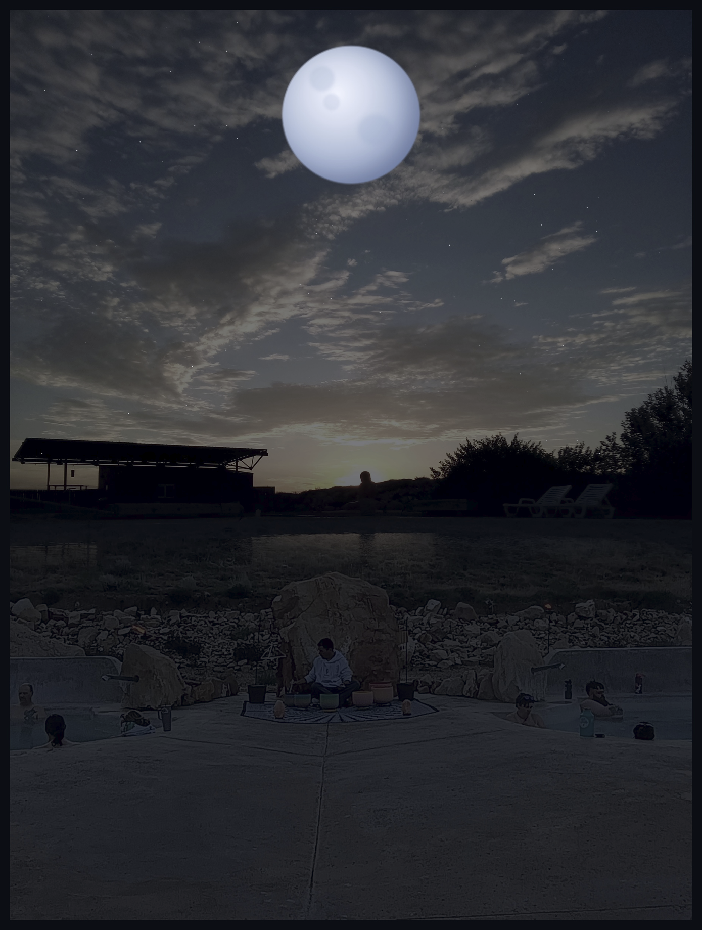 BATHED IN BLUE SOUND BATH
