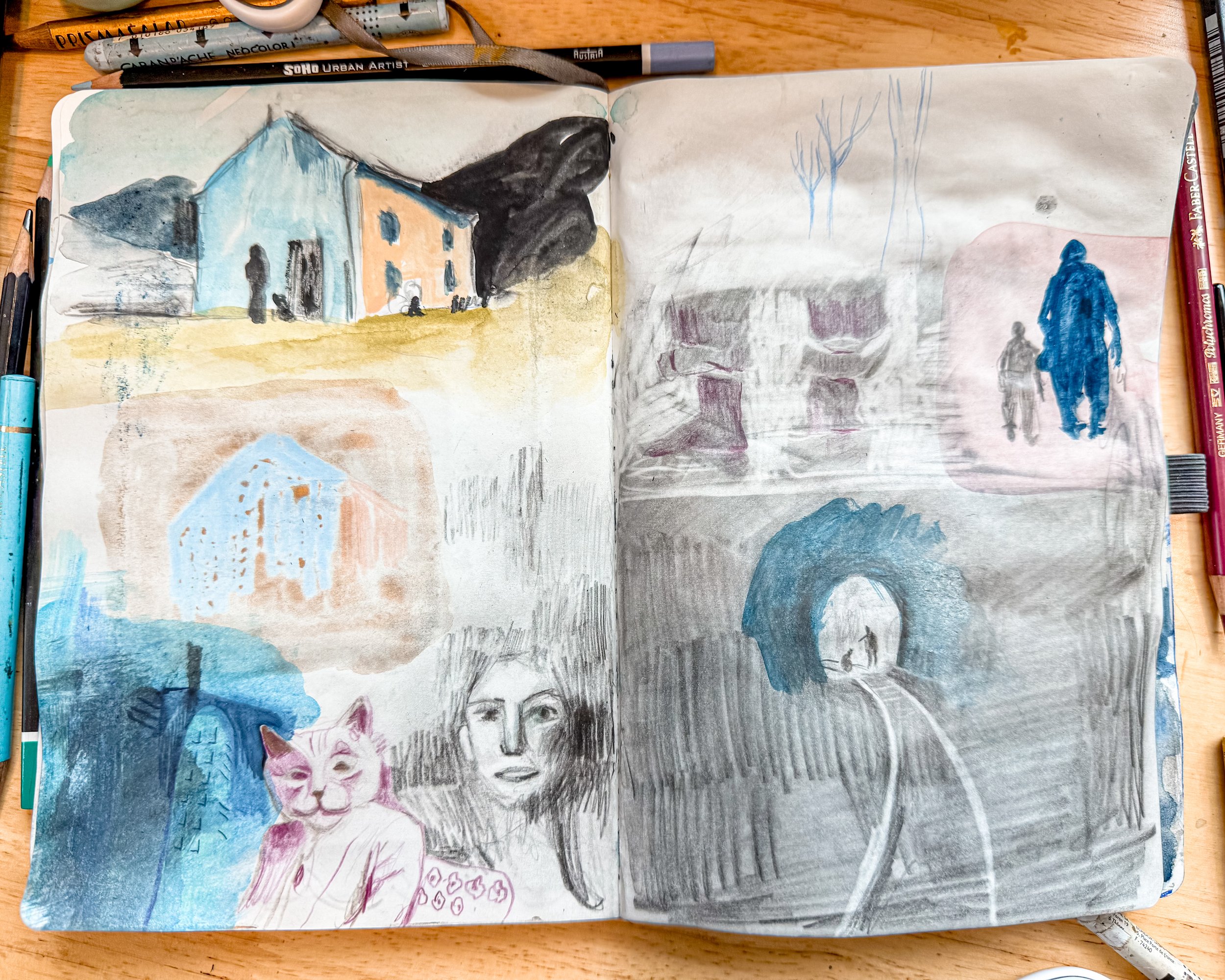2025
Different short drawings from film stills