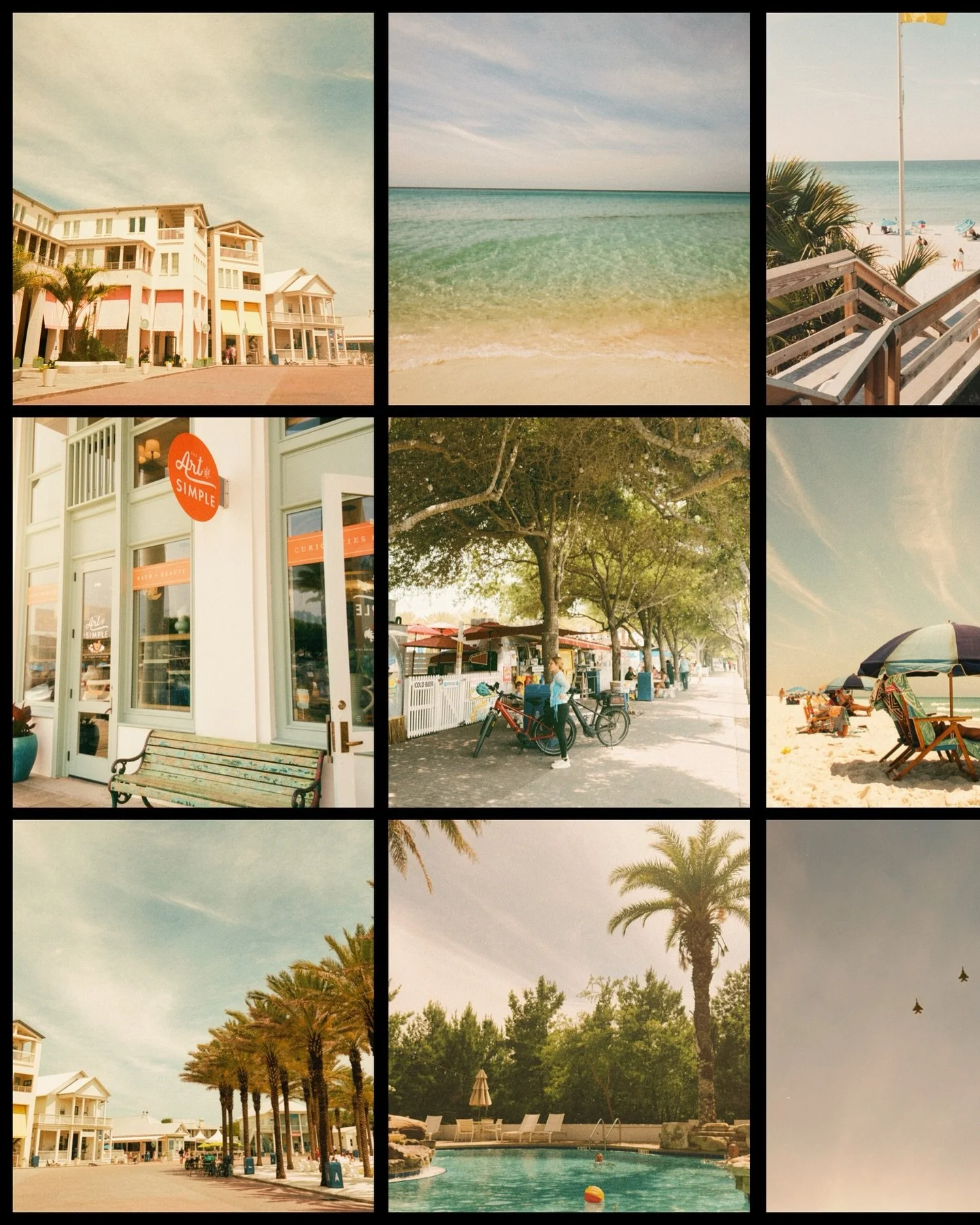 A short summary of our week on 30A. 
Even with an extra day we didn&rsquo;t plan on having, it wasn&rsquo;t enough. Daily trips to the clear, blue beach and the pool, lots of ice cream, endless golf cart rides, seafood, finding needoh&rsquo;s, yummy 