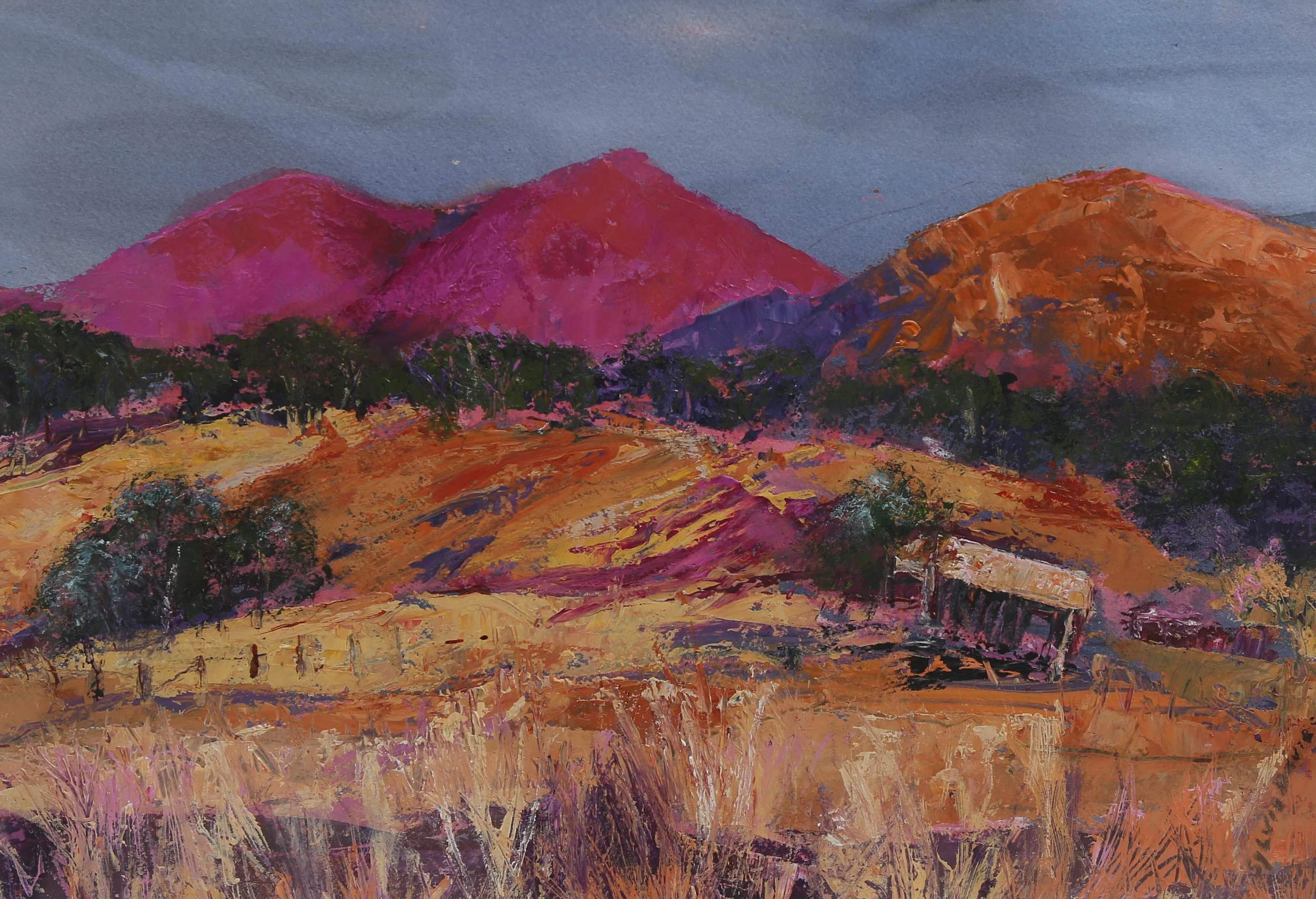 COMMENDED TRADITIONAL - PINK REFRACTIONS SCONE BY SYLVIA DAVIES