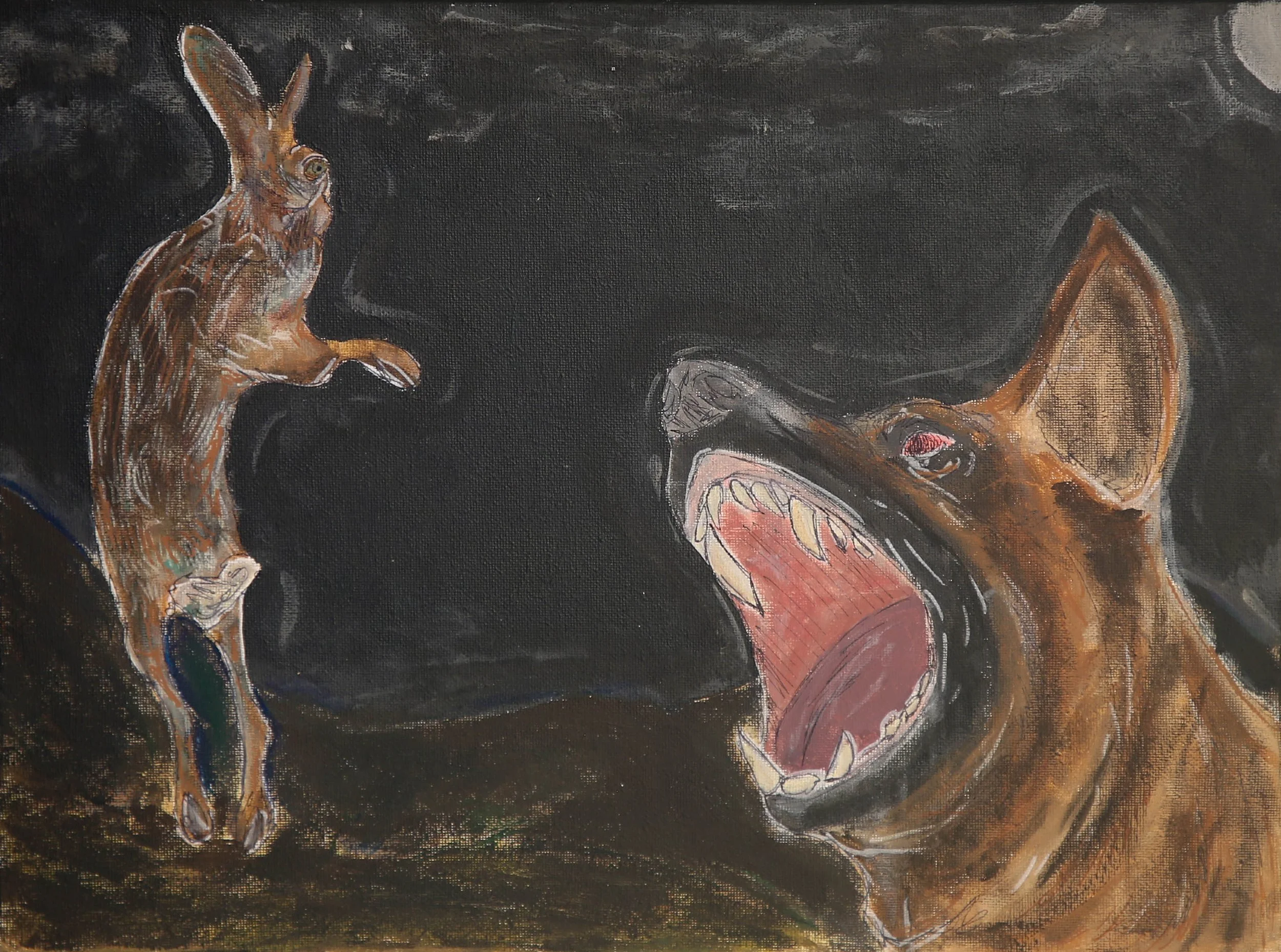 2ND YOUTH 16-18 YRS - LEAPING HARE BY KATE GARLAND