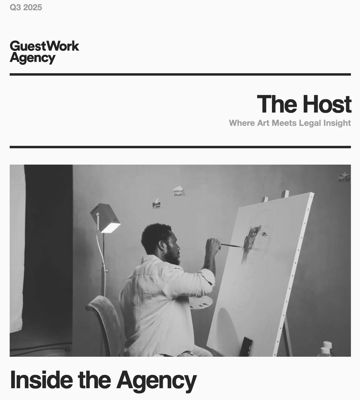 🌟 The Host Update 🌟

The Host is our quarterly newsletter sharing insights at the intersection of art, law and business, for our network of collectors, creatives and strategic thinkers.

Our Q4 edition is out this Friday, featuring:
📚 Inside the A