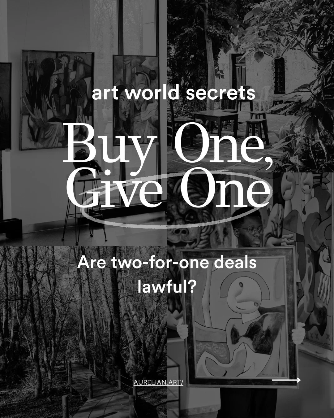 The art market has always been driven by relationships &mdash; but sometimes those relationships come with strings attached.

A recent report by @theartnewspaper.official highlights the rise (and decline) of the &ldquo;buy-one, give-one&rdquo; sales 