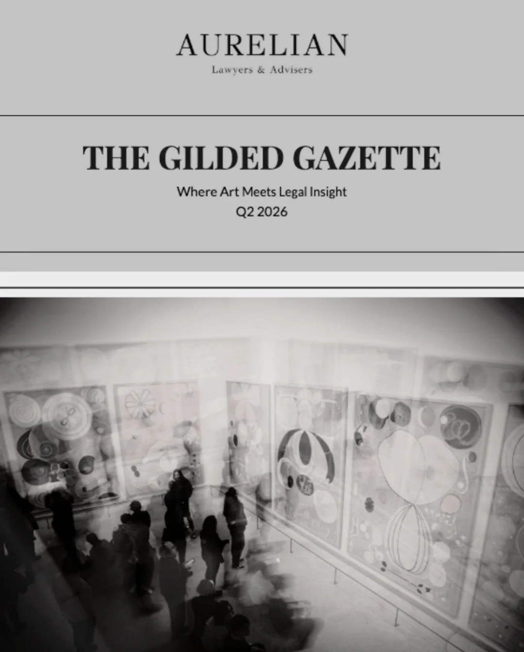 ✨The Gilded Gazette: Q2 2026 edition coming soon ✨

Aurelian&rsquo;s guide to informed analysis and market intelligence across the cultural and luxury sectors, created for collectors, creatives and strategic advisers.

Our Q2 2026 edition lands next 