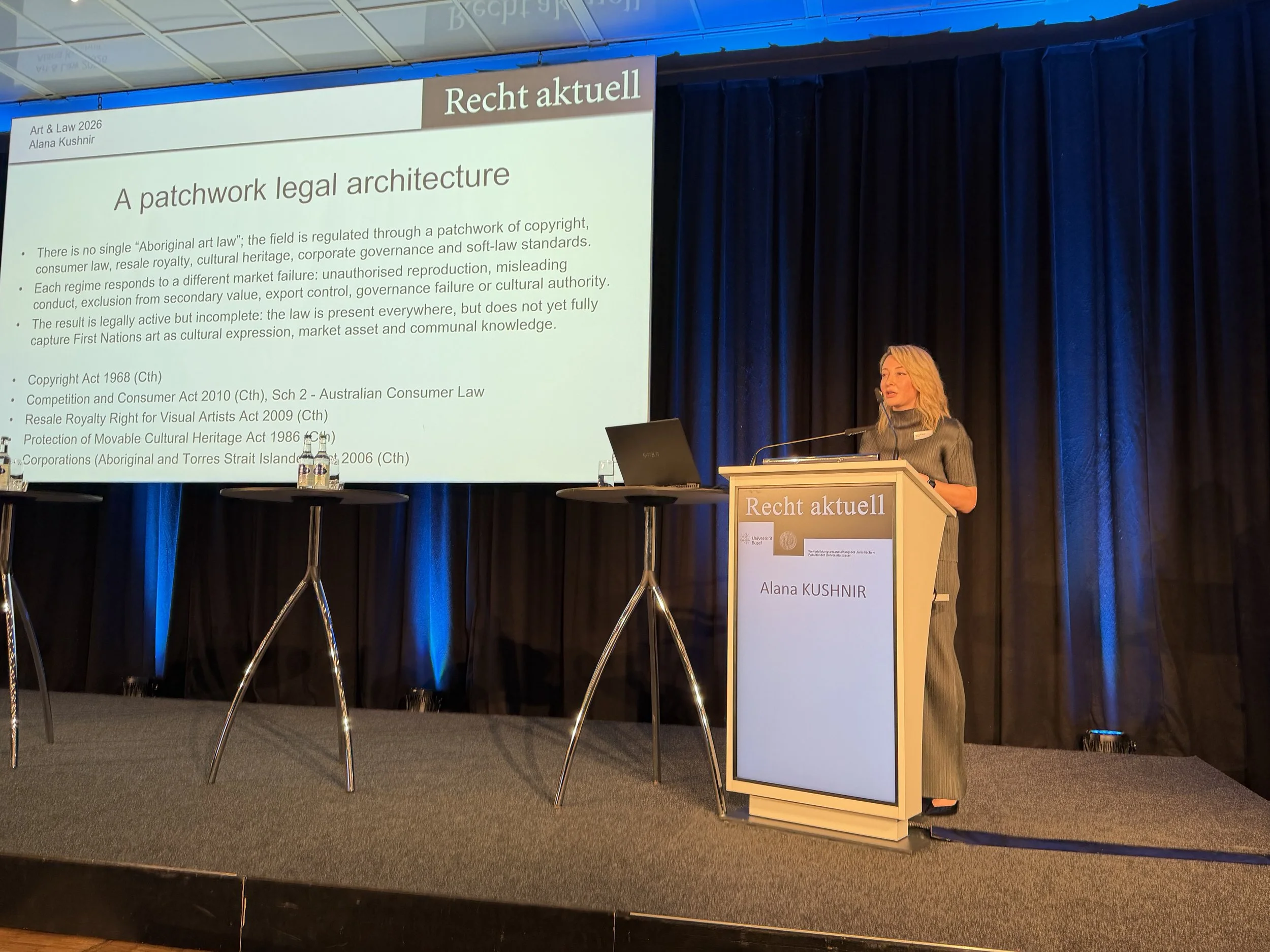 Alana Kushnir Presents on Aboriginal Art in a Global Market