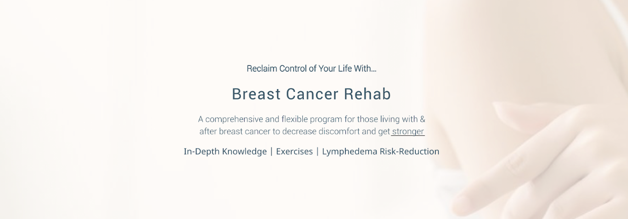 text sharing Breast Cancer Rehab program