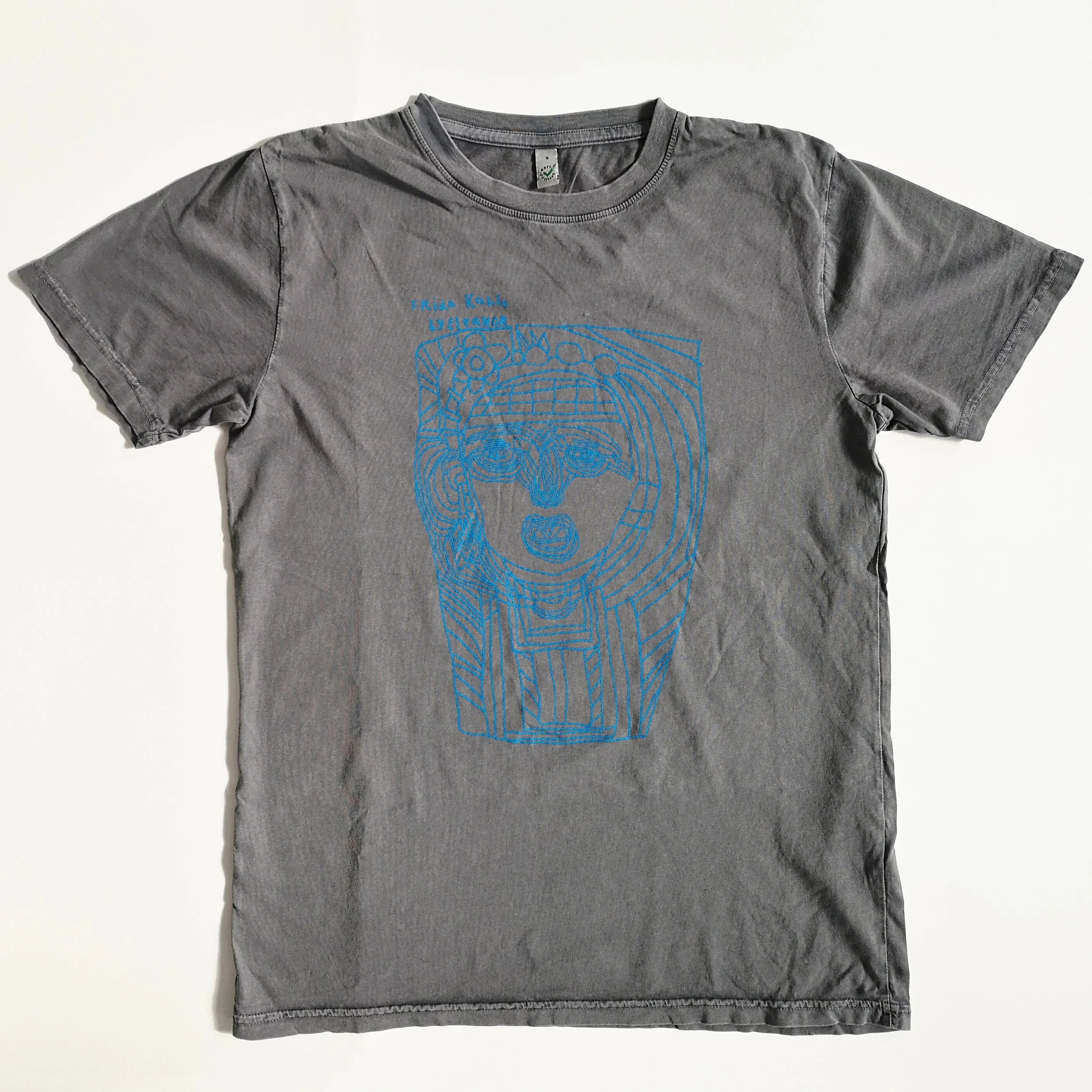 Eleanor Frida Kahlo grey t-shirt copy.jpg
