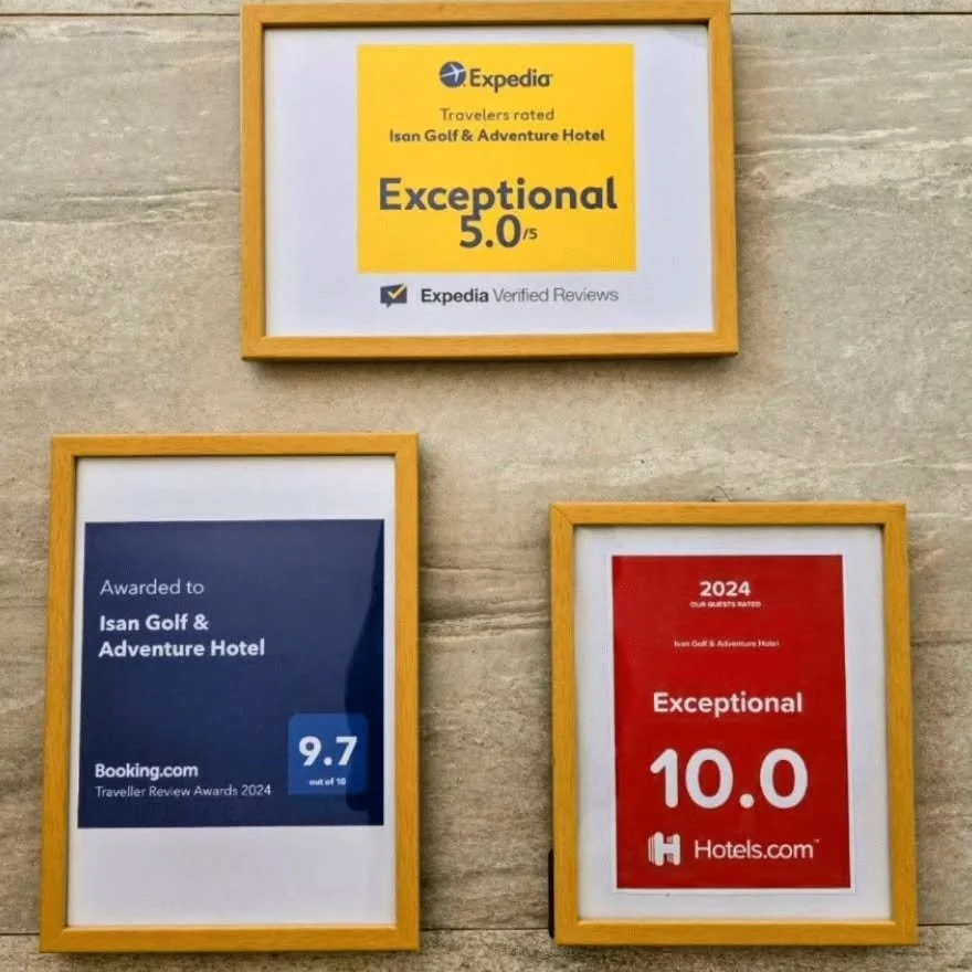 Isan Golf &amp; Adventure Hotel has been recognized for its excellence in the hospitality industry by receiving three 2024 prestigious awards 🍾🥂