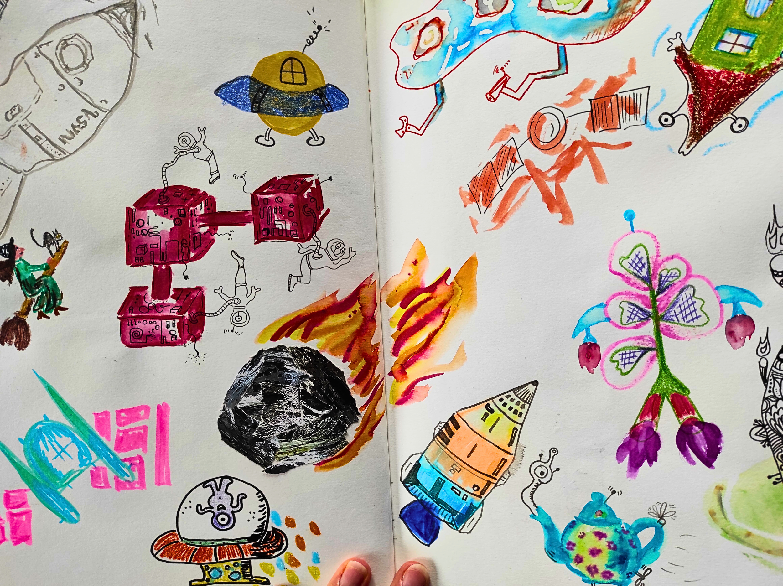 Was mir Malen und Schreiben geben – auch wenn nichts dabei herauskommt