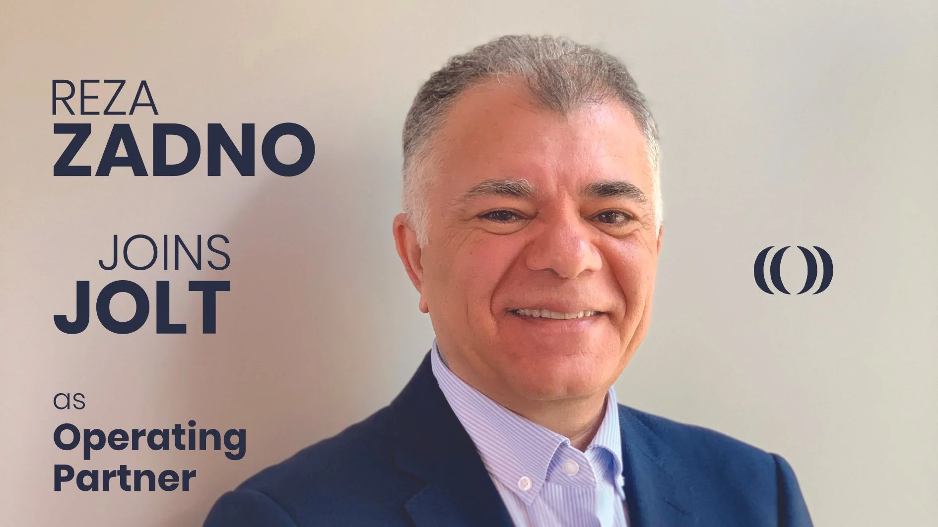 Reza Zadno joins Jolt as Operating Partner, based in San Francisco