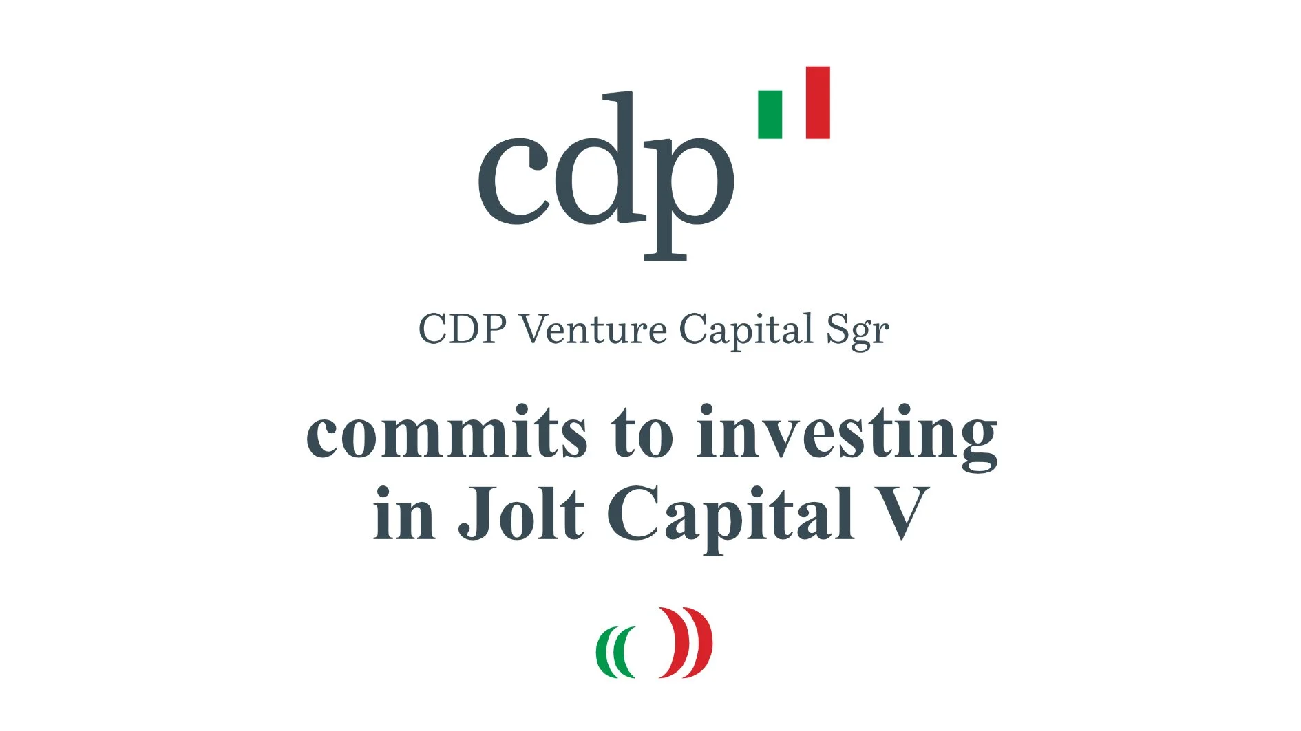 Italy’s leading venture capital operator invests in Jolt Capital V