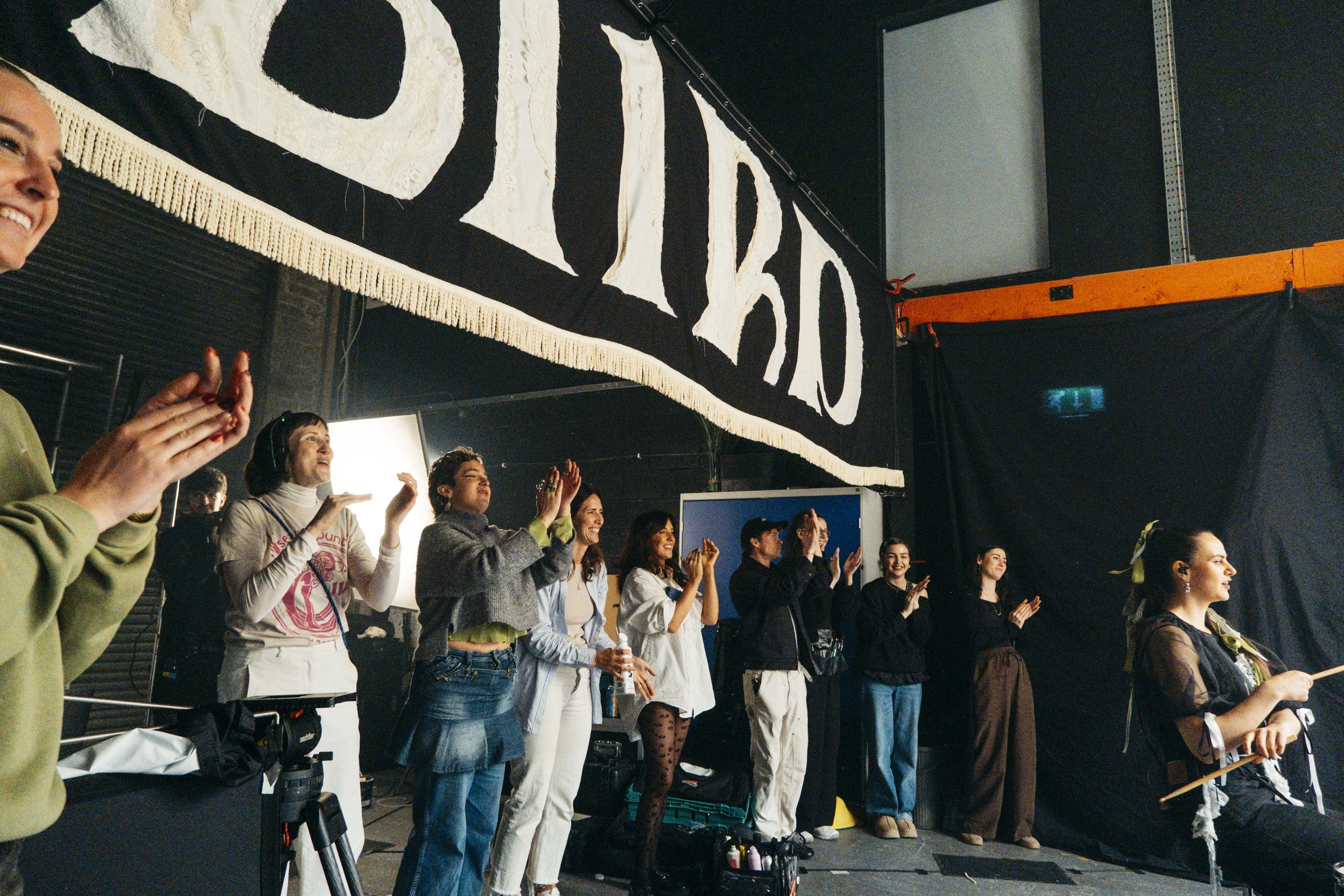 Reblis Films on set filming The Love Buzz Set for Biird music video