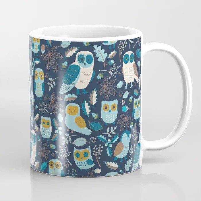 Autumn Owls - Coffee Mug