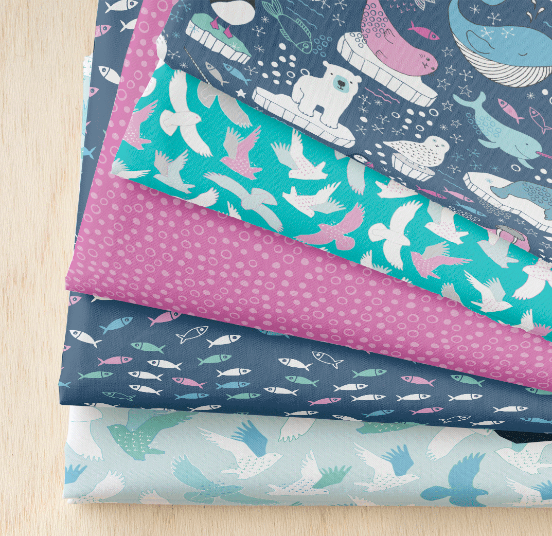NeridaHansen-Fanned-Fabric-Stack-Mockup-Arctic-animals-pink.png