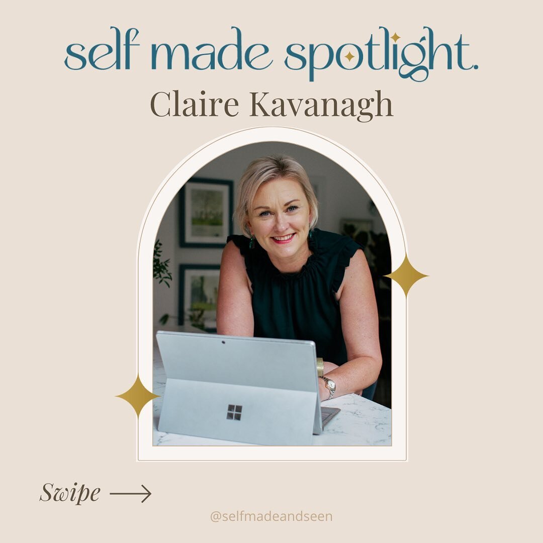 Have you read this week's blog post yet?⁠👀⁠
⁠
In the &ldquo;Self Made Spotlight&rdquo; this week is Claire Kavanagh, Start-up Business Mentor! ✨⁠
⁠
If you haven't already, head to the blog via my link-in-bio to read all about my Personal Brand Shoot