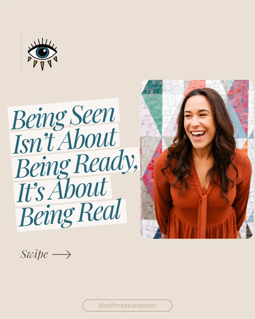 Being seen isn&rsquo;t about waiting until you&rsquo;re &ldquo;ready.&rdquo;⁠
⁠
It&rsquo;s about showing up as you are... &ldquo;flaws&rdquo;, quirks, and all.⁠
⁠
When we plan your brand shoot, we focus on the real you, not the version you think you 