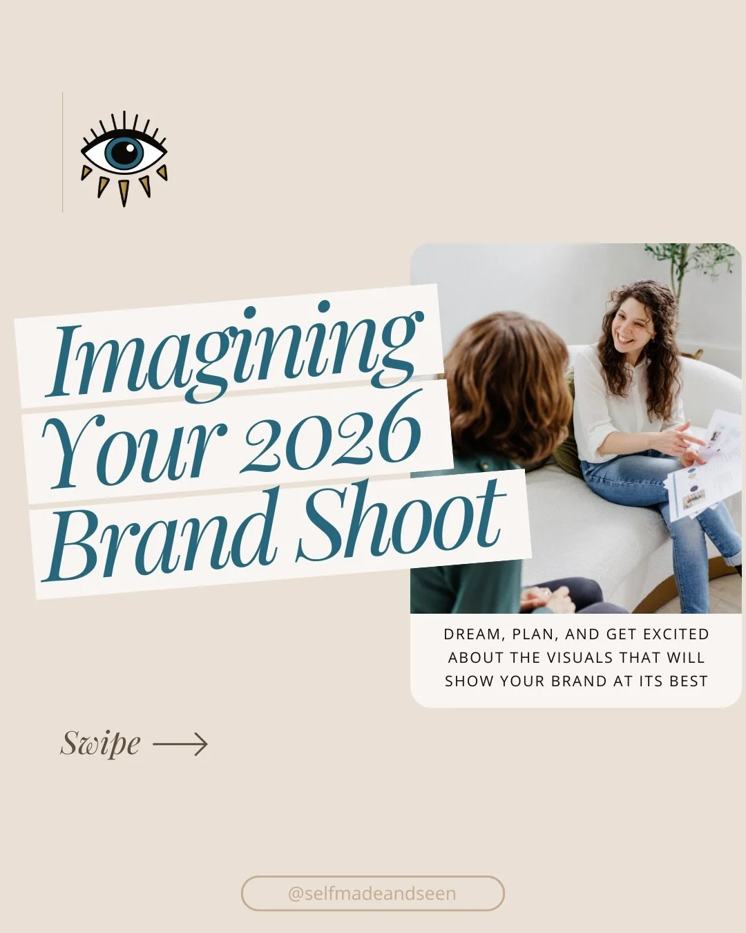 ✨ Dreaming about your 2026 brand shoot? ✨⁠
⁠
Here&rsquo;s a little starter guide to get your ideas flowing:⁠
⁠
🎨 Decide on your vibe: playful, calm, confident, classy⁠
🌈 Choose colours that match your brand &amp; personality⁠
📍 Pick locations that