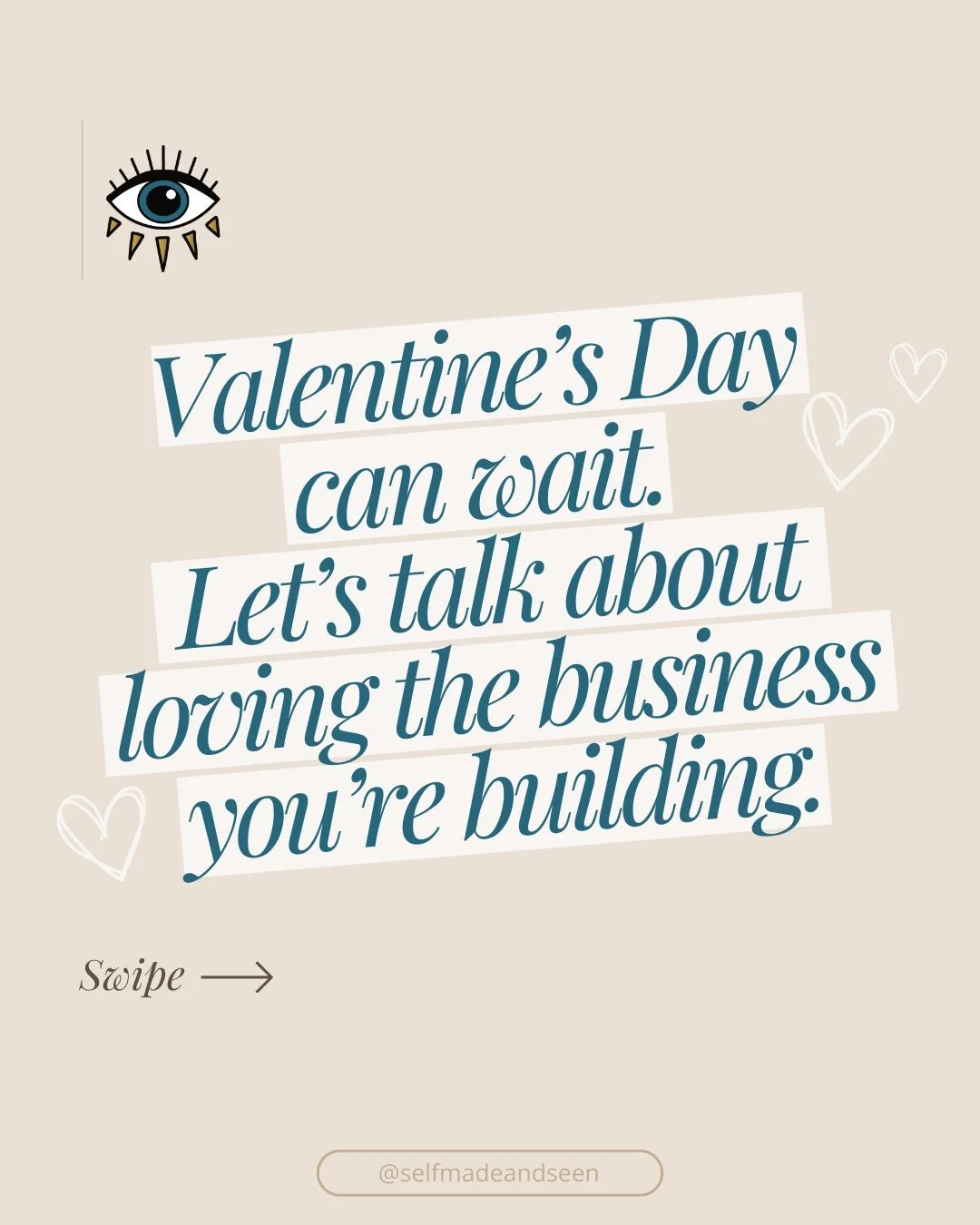 ❤️ Love is everywhere this week but...⁠
⁠
I want to talk about SELF-love, and loving your business enough to show up for it.⁠
⁠
As a personal branding photographer, I meet so many people who know they need professional images, but feel deeply uncomfo