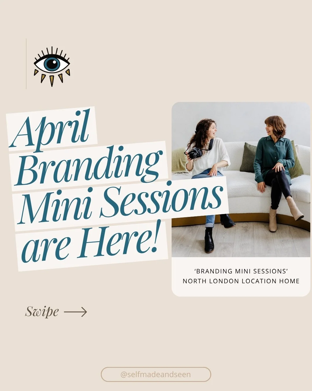 They&rsquo;re officially here&hellip; ✨⁠
⁠
My April Branding Mini Sessions are now open and this is one of my favourite setups yet.⁠
⁠
I know for so many business owners, updating your photos is one of those things that keeps getting pushed down the 