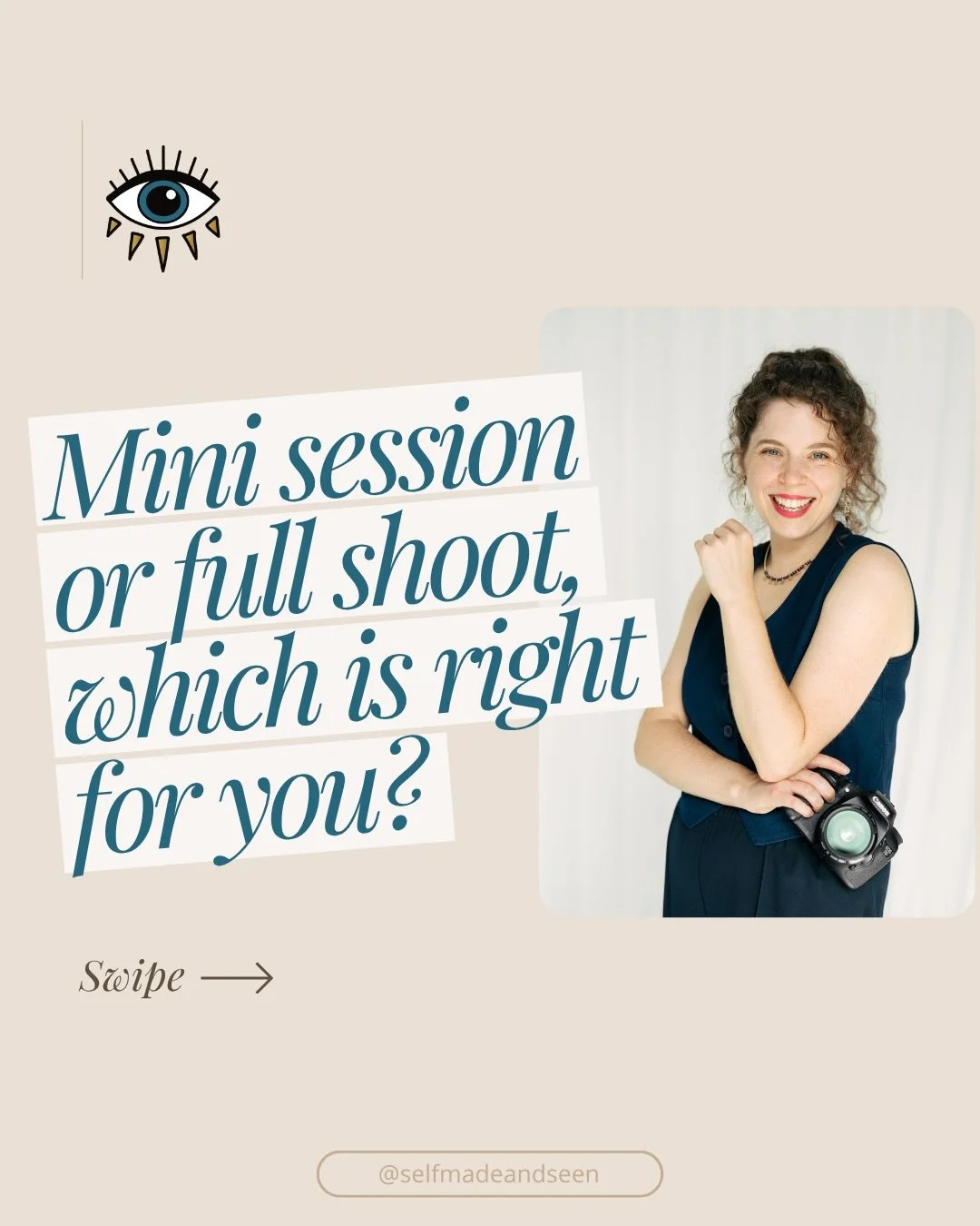 Not sure whether a mini session or a full branding shoot is the right fit?⁠
⁠
Here&rsquo;s a simple way to think about it 👇⁠
⁠
📷Mini sessions are designed to give you a focused, efficient way to update your brand imagery with a strong set of versat